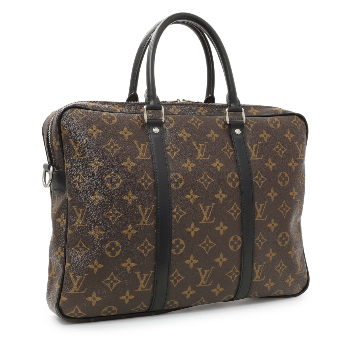 Louis Vuitton Monogram Macassar Porte-Documents Voyage PM Handbags Louis Vuitton