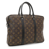 Louis Vuitton Monogram Macassar Porte-Documents Voyage PM Handbags Louis Vuitton