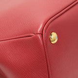 Prada Red Saffiano Lux Parabole Tote Handbags Prada