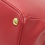 Prada Red Saffiano Lux Parabole Tote Handbags Prada