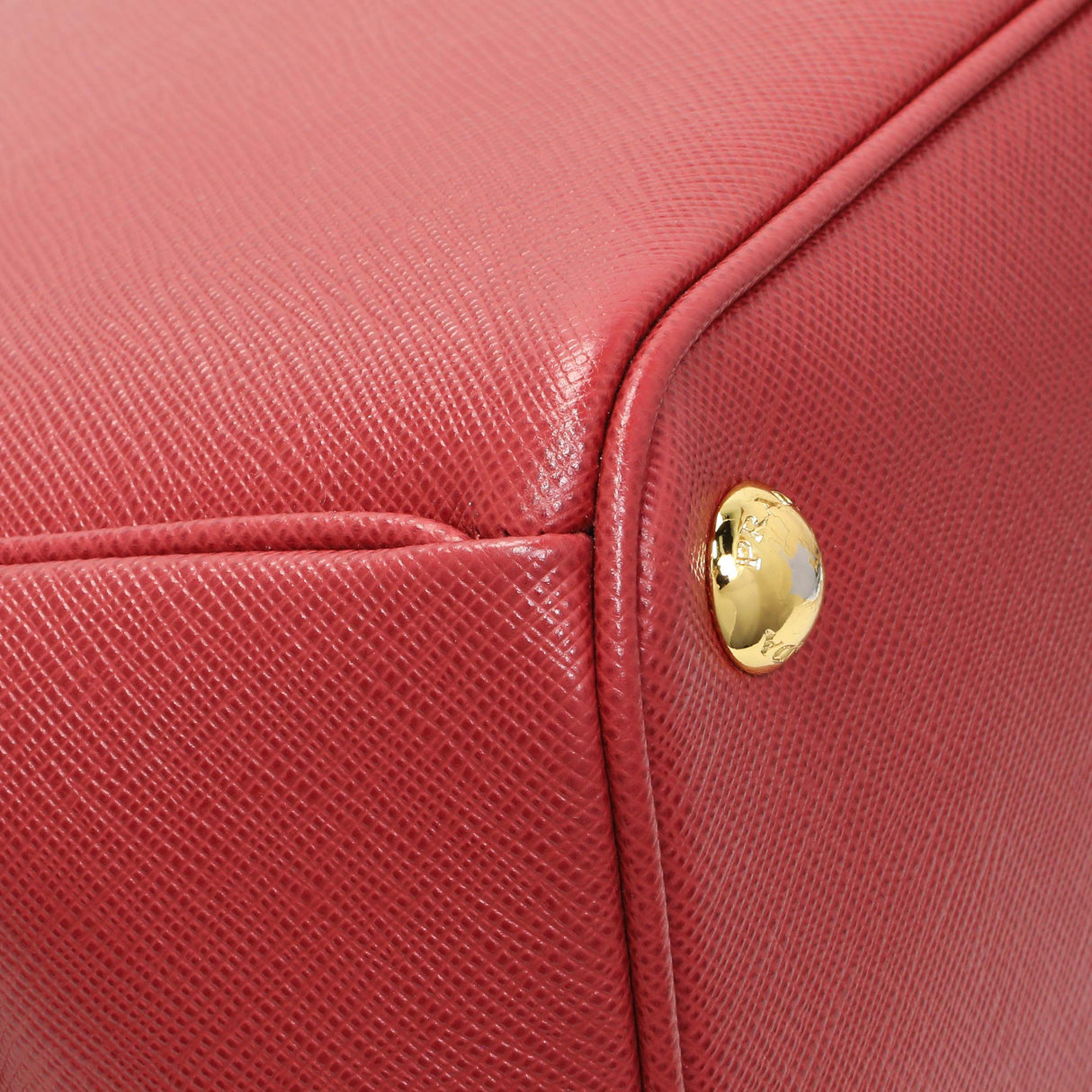 Prada Red Saffiano Lux Parabole Tote Handbags Prada