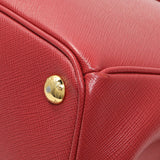 Prada Red Saffiano Lux Parabole Tote Handbags Prada