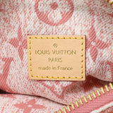 Louis Vuitton Pink Monogram Denim Nano Speedy Handbags Louis Vuitton