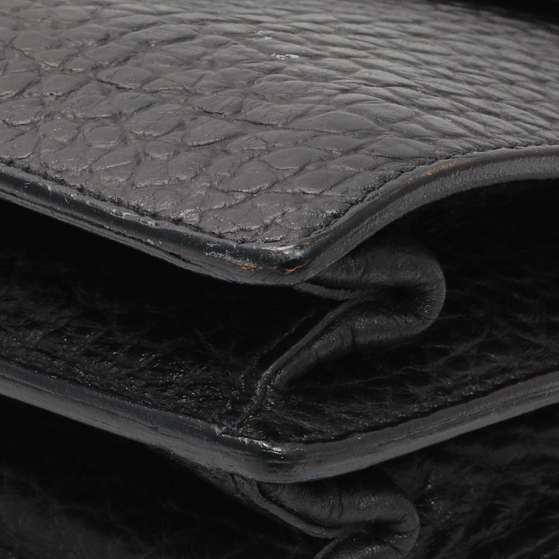 Prada Black Calfskin Berlino Sound Semitracolla Bag – Modaselle