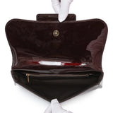 Louis Vuitton Amarante Patent Sobe Clutch Handbags Louis Vuitton