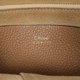 Chloe Nut Grained Calfskin Small Hayley Hobo