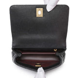 Chanel Black Caviar Quilted Extra Mini Coco Handle Handbags Chanel