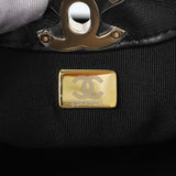 Chanel Black Burgundy Quilted Patent Mini 31 Shopping Bag Handbags Chanel