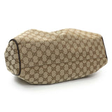 Gucci Brown Monogram Medium Sukey