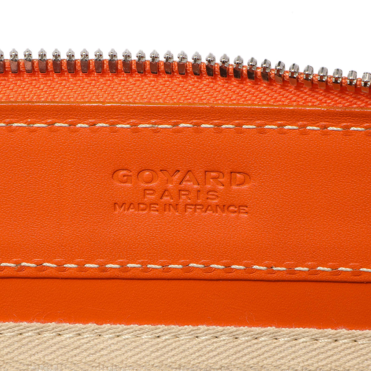 Goyard Orange Goyardine Sac Marie Galante GM