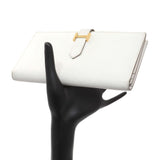 Hermes White Epsom Bearn Gusset Wallet Accessories Hermes
