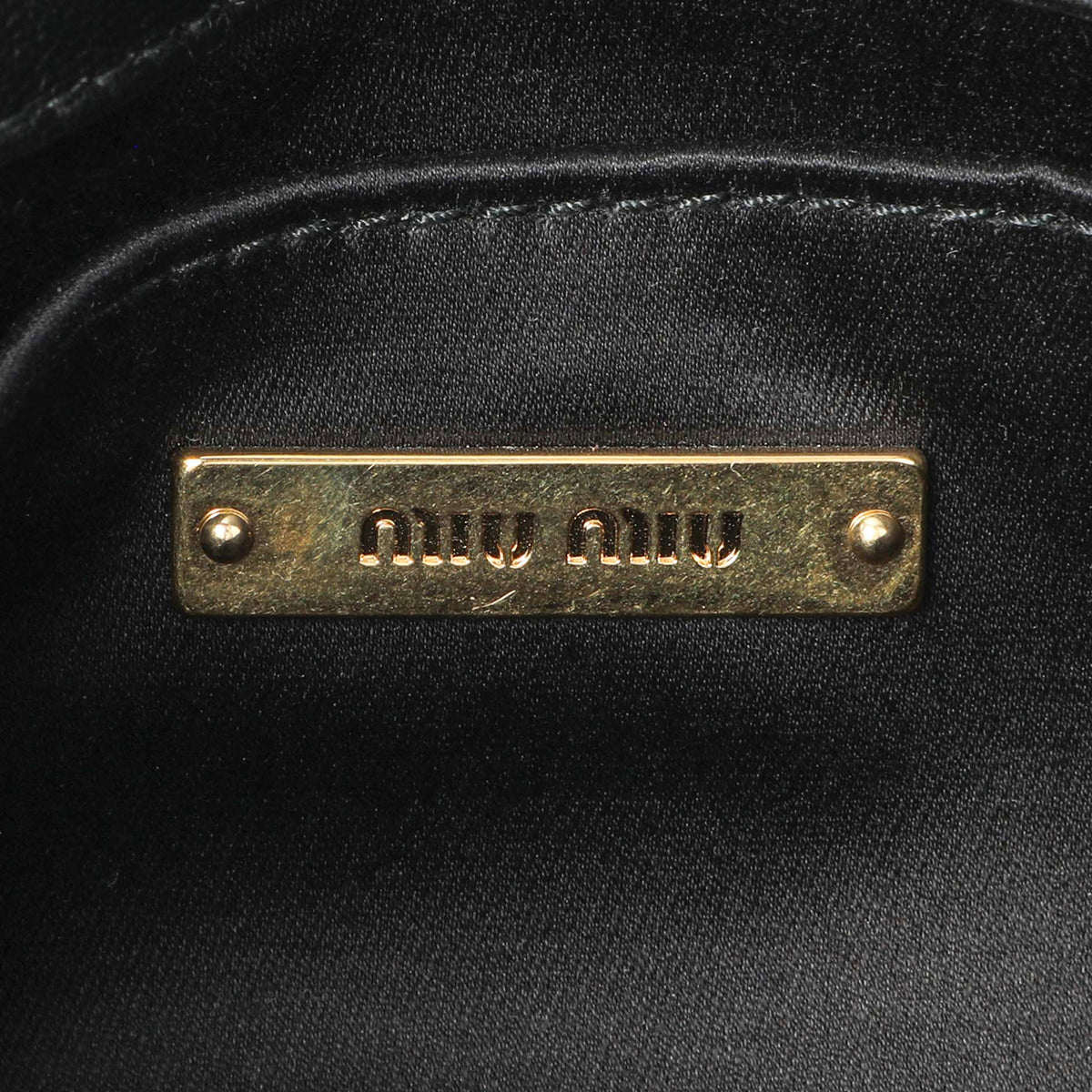 Miu Miu Black Nappa Matelasse Crossbody Handbags Miu Miu