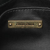 Miu Miu Black Nappa Matelasse Crossbody Handbags Miu Miu