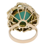 14K Yellow Gold Turquoise Ring