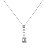 18K White Gold 1.52 Carat Diamond Pendant