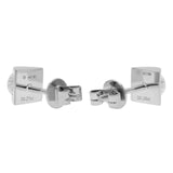 18K White Gold 0.53 Carat Diamond Stud Earrings