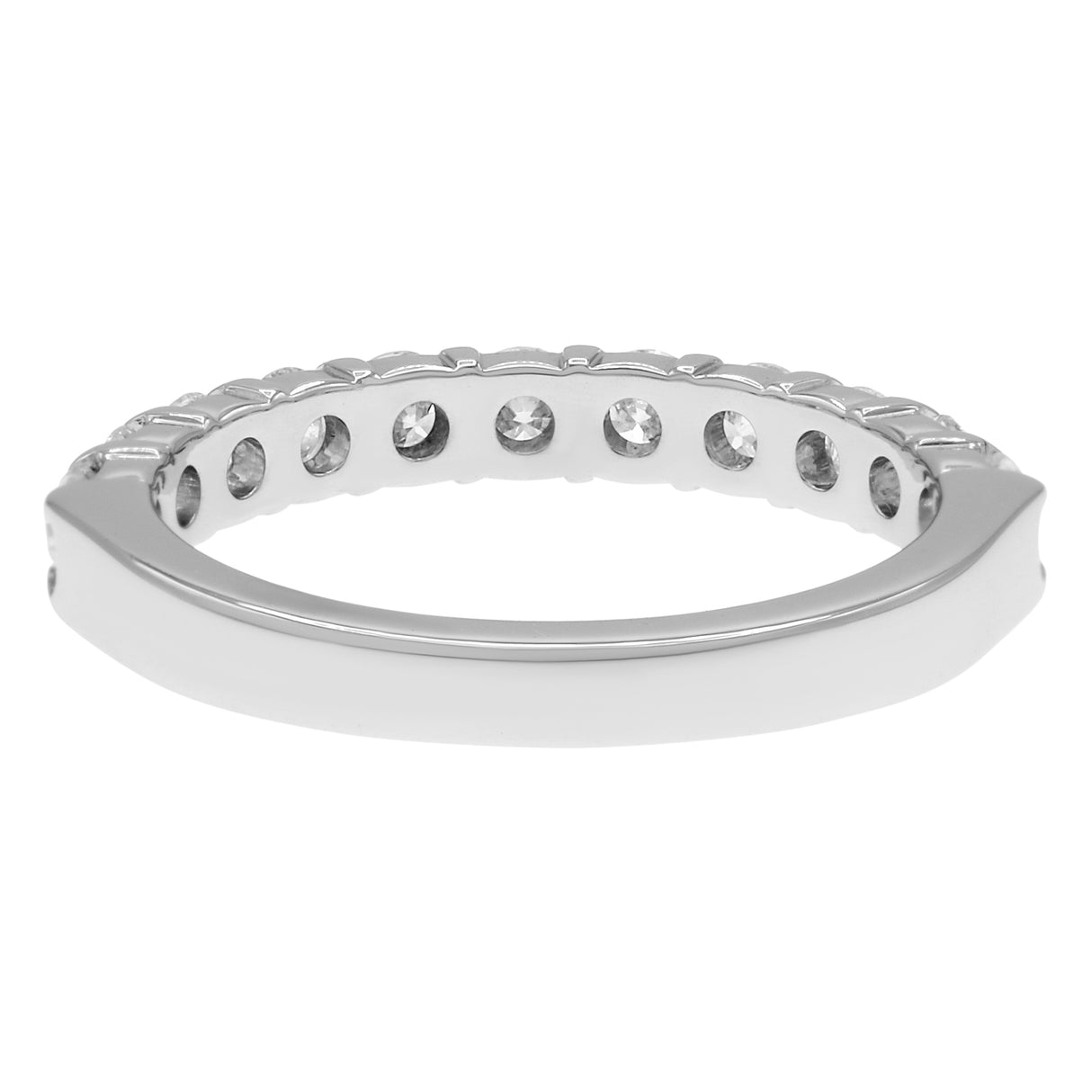 18K White Gold 1.00 Carat Diamond Band