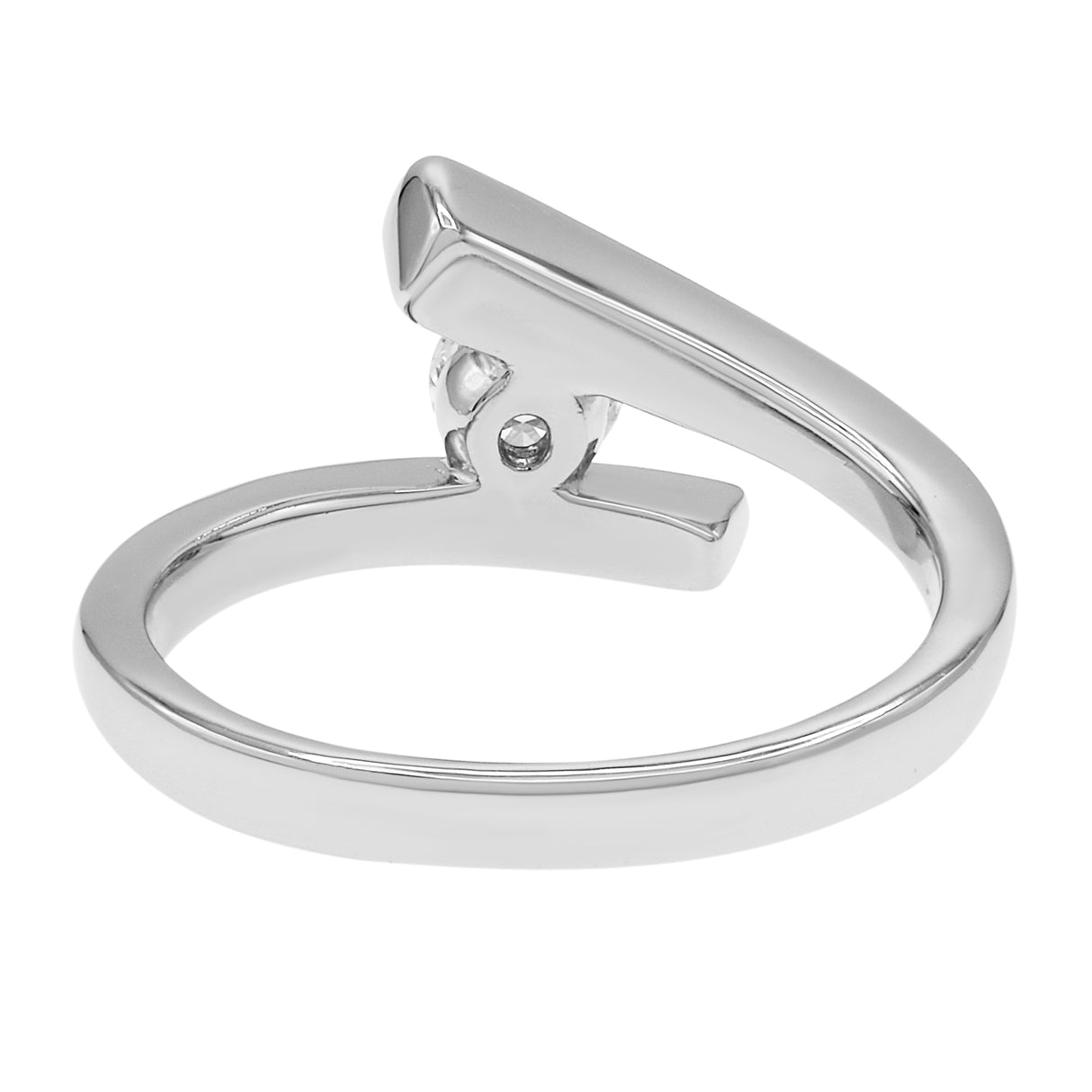 Platinum 0.34 Carat Diamond Ring