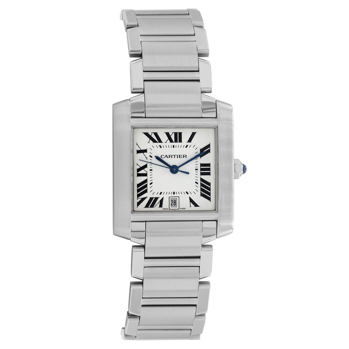 Cartier Stainless Steel Tank Francaise Automatic W51002Q3