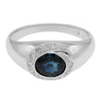 18K White Gold 0.60 Carat Sapphire Ring Fine Jewellery Modaselle