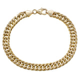 18K Yellow Gold Curb Link Bracelet