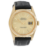 Rolex 18K Yellow Gold Datejust 36 16238