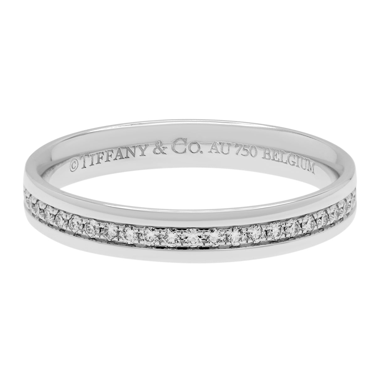 Tiffany & Co. 18K White Gold Diamond Eternity Band