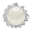 18K White Gold South Sea Pearl Ring Fine Jewellery Modaselle