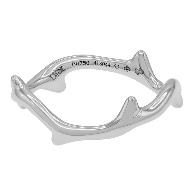 Christian Dior 18K White Gold Bois de Rose Ring – Modaselle