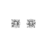 18K White Gold 0.42 Carat Diamond Earrings