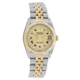 Rolex 18K Yellow Gold Stainless Steel Datejust 31 68273