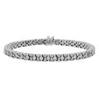 14K White Gold 6.24 Carat Tennis Bracelet Fine Jewellery Modaselle