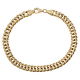 18K Yellow Gold Curb Link Bracelet