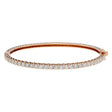 18K Rose Gold 3.10 Carat Diamond Bangle Fine Jewellery Modaselle