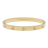 Cartier 18K Yellow Gold Love     Bracelet
