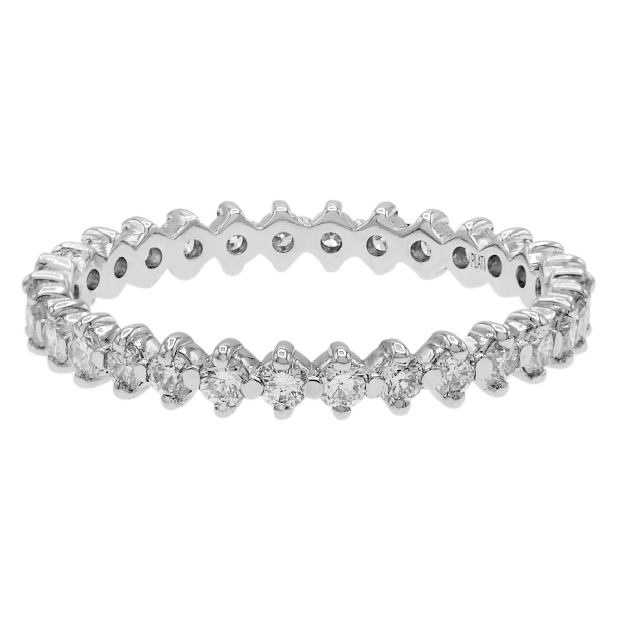 Platinum 0.60 Carat Diamond Eternity Band