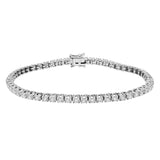 14K White Gold 2.75 Carat Tennis Bracelet