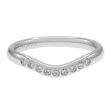 Tiffany & Co. Platinum Diamond Elsa Peretti Wedding Band Ring