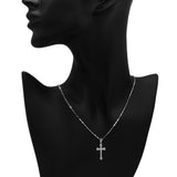 Platinum Cross Pendant