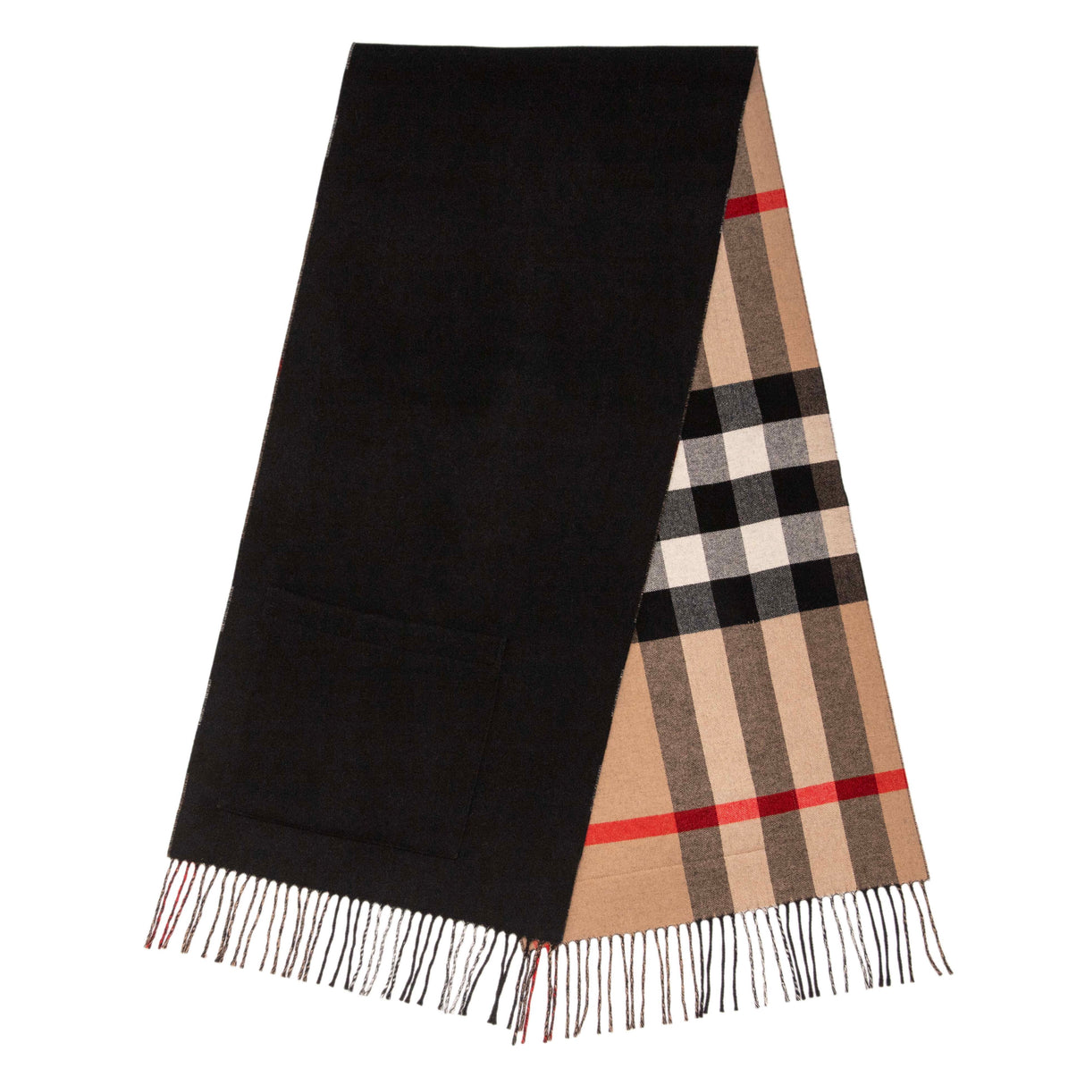 Burberry Cashmere Wool Helene Pocket Stole Accessories Burberry