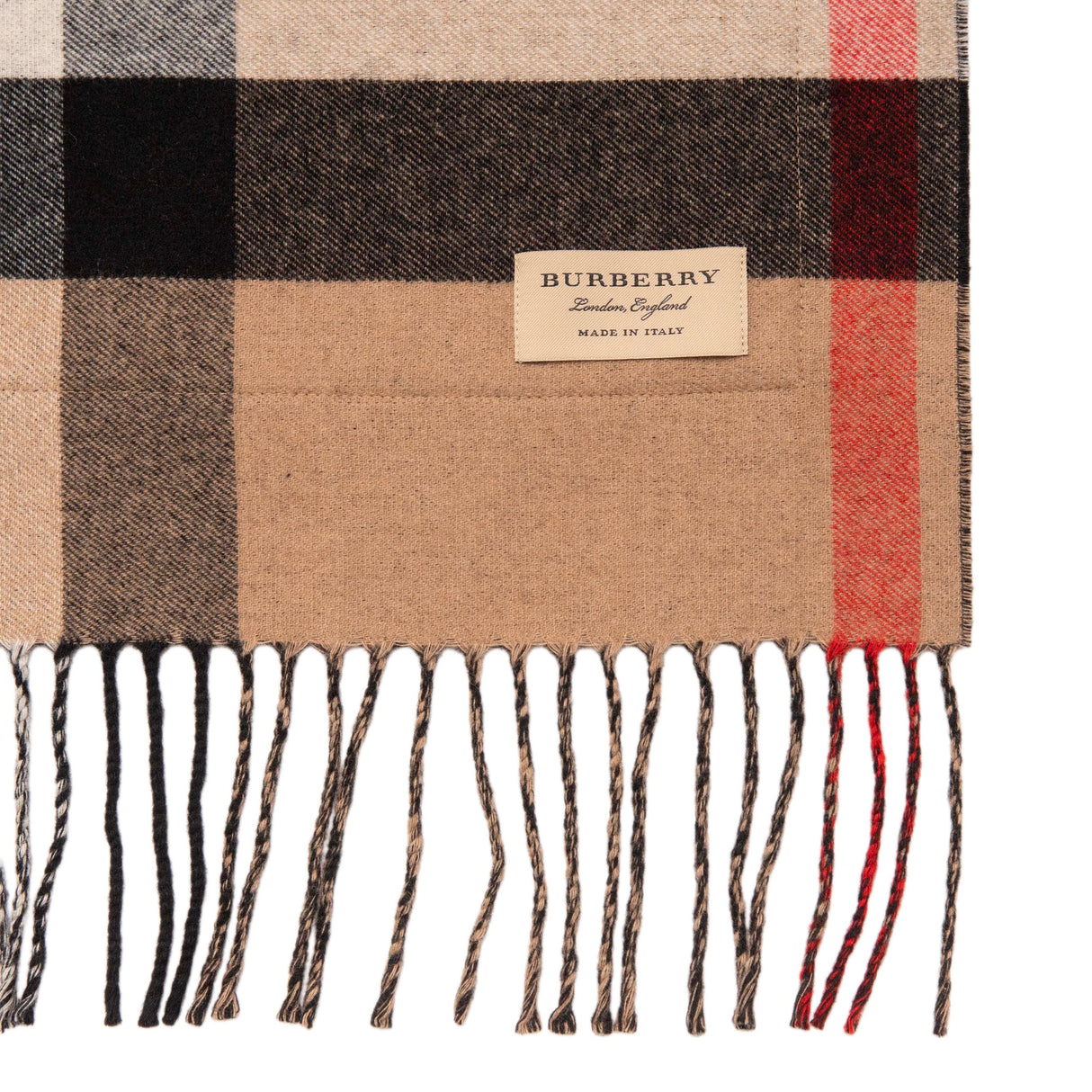 Burberry Cashmere Wool Helene Pocket Stole Accessories Burberry