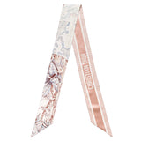 Christian Dior Pink Silk Mitzah Scarf