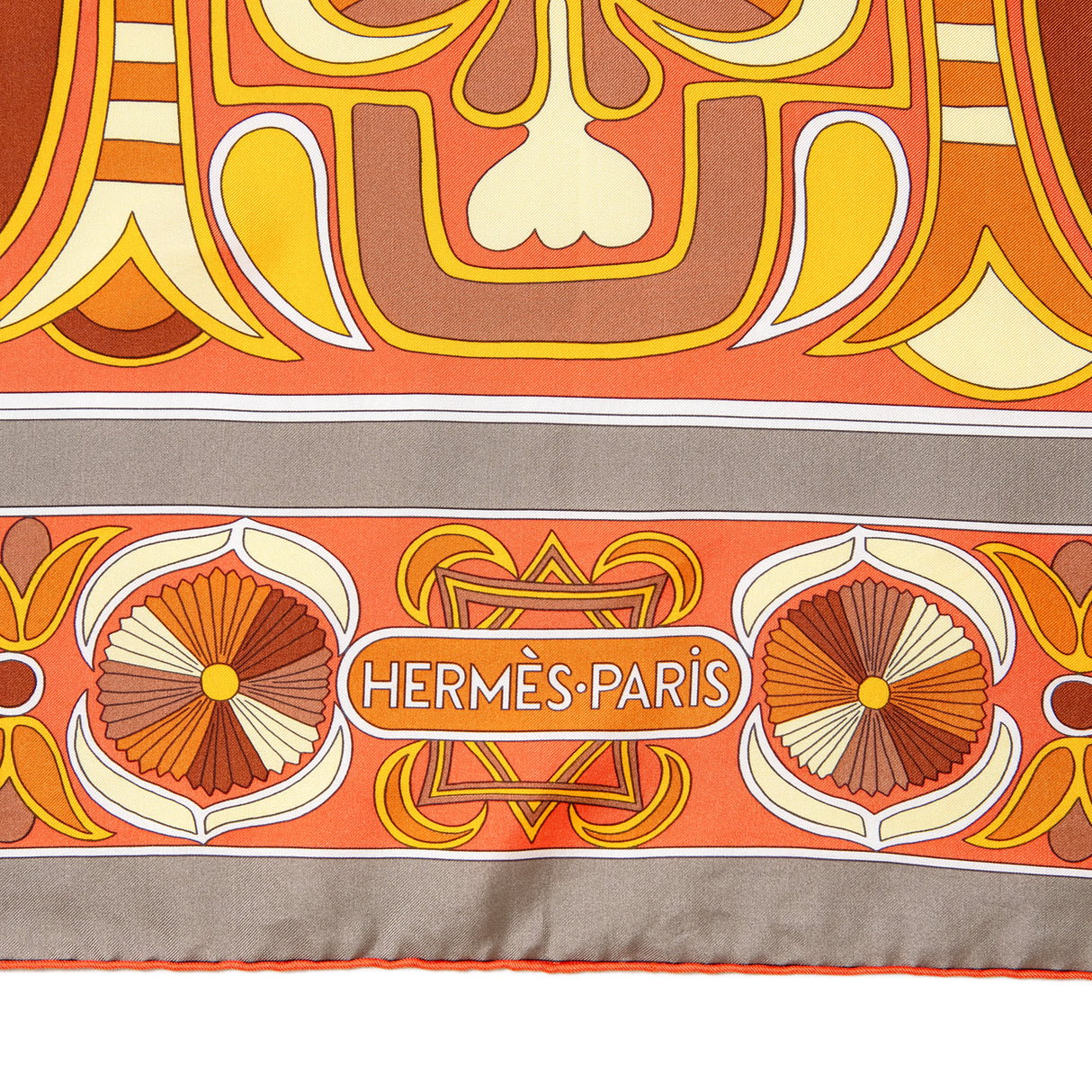 Hermes Silk Folklore Scarf 140