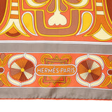 Hermes Silk Folklore Scarf 140