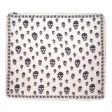 Alexander McQueen Ivory Silk Skull Scarf