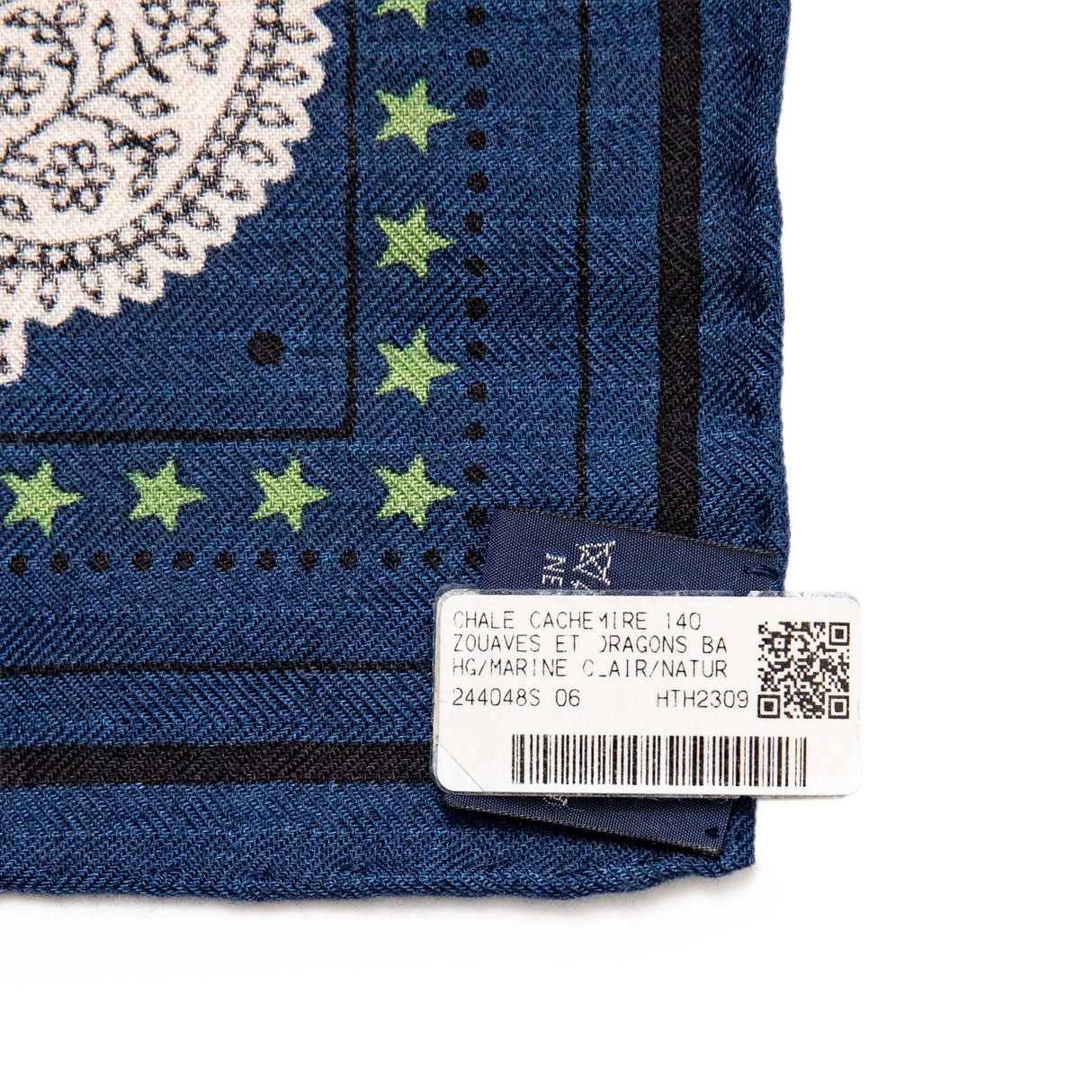 Hermes Silk Cashmere Zouaves et Dragons Scarf 140 Accessories Hermes