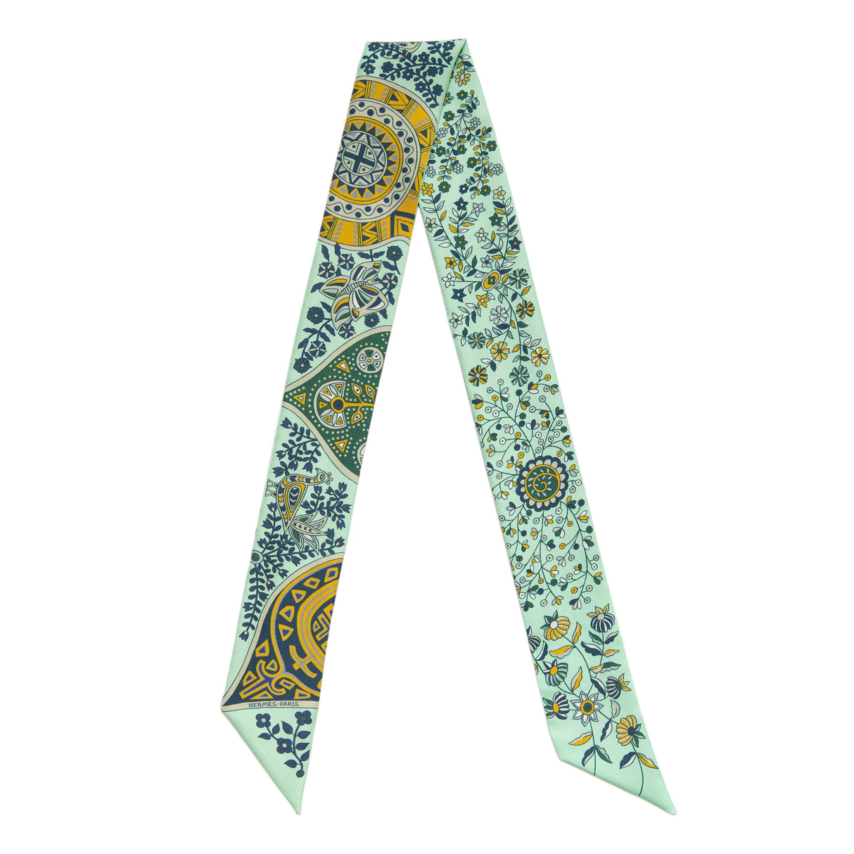 Hermes Silk L'Arbre De Vie Twilly Accessories Hermes