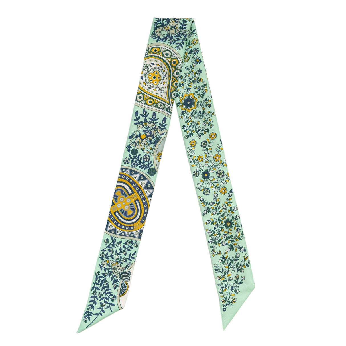 Hermes Silk L'Arbre De Vie Twilly Accessories Hermes