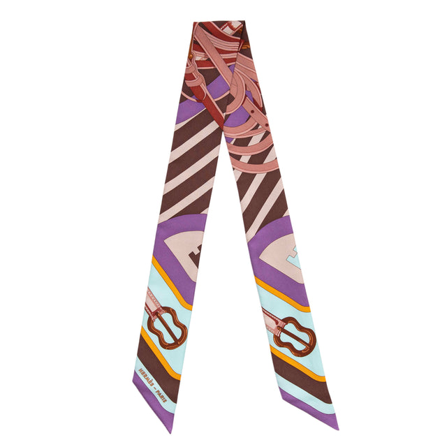 Hermes Silk Coaching Twilly Accessories Hermes