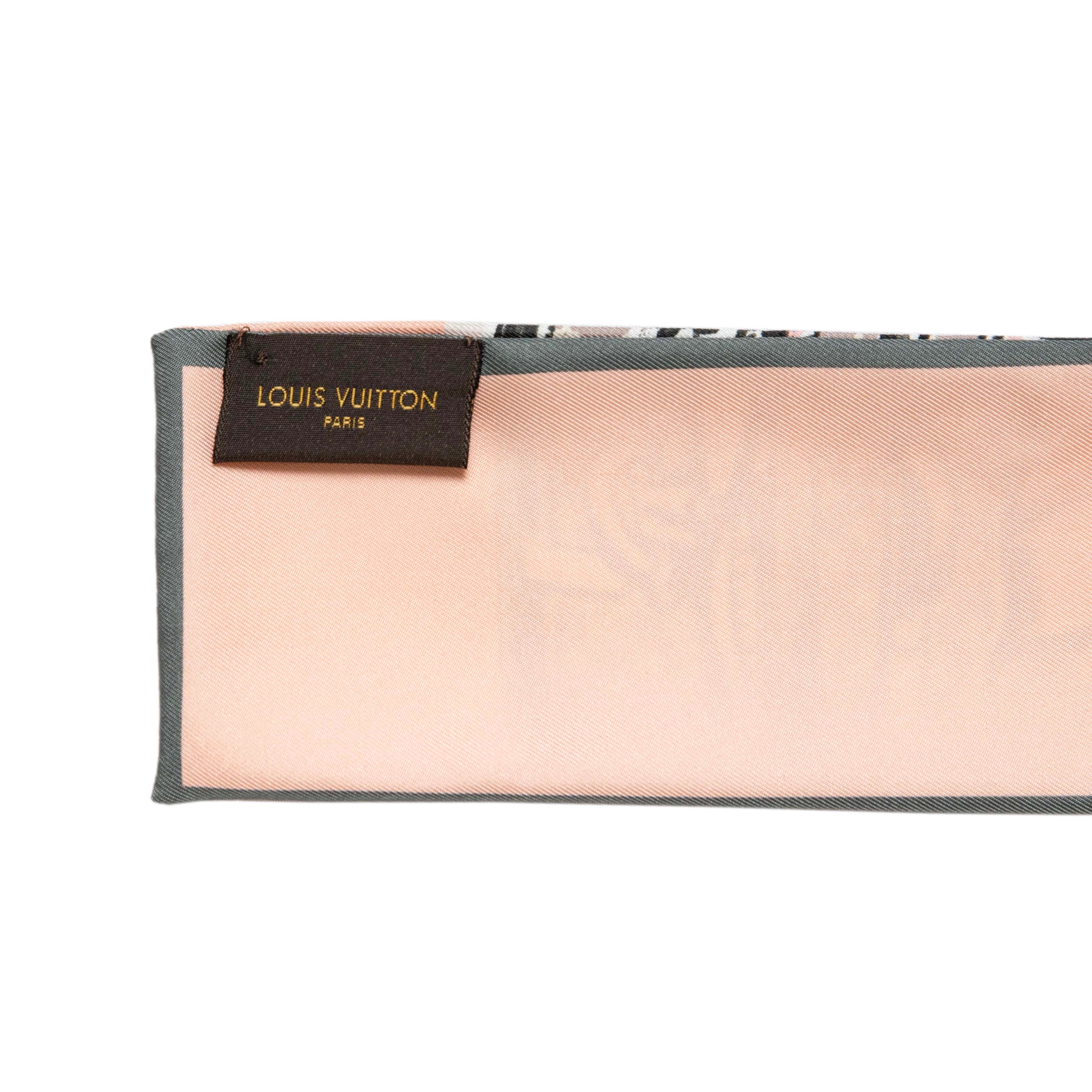 Louis Vuitton Rose Poudre Silk Monogram Trunks Bandeau – Modaselle